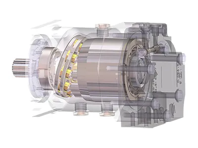 Motor de Pistones Axiales de Circuito Cerrado, Serie LMF